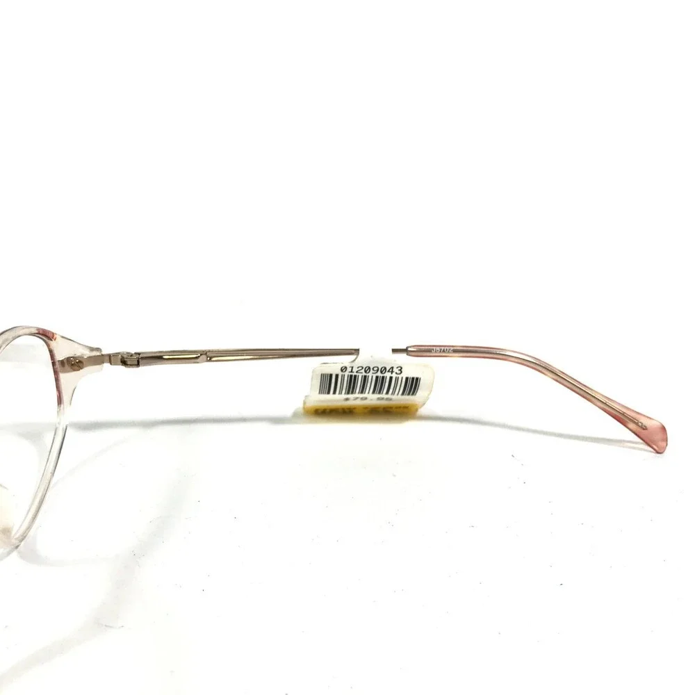 Jubilee J5702 BR Eyeglasses Frames Pink Gold Round Oval Full Rim 52-15-135